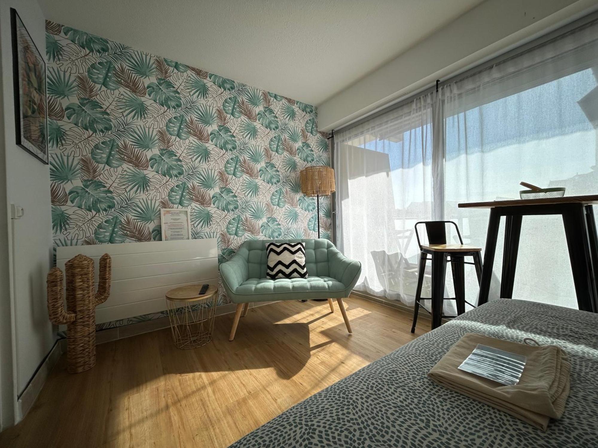 Cosy Studio Avec Vue Sur L'Ocean Lacanau Buitenkant foto