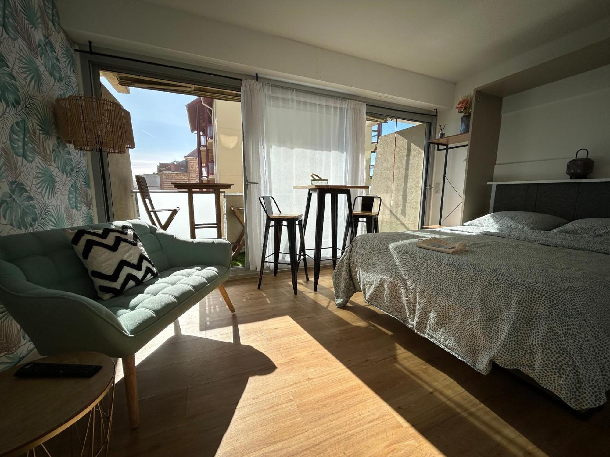 Cosy Studio Avec Vue Sur L'Ocean Lacanau Buitenkant foto
