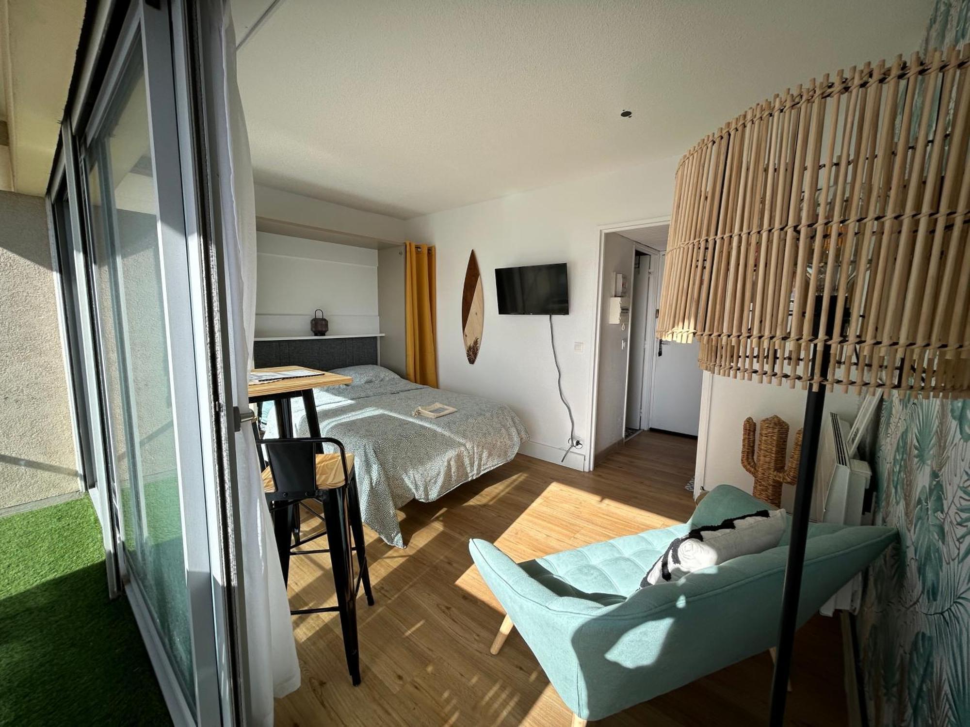 Cosy Studio Avec Vue Sur L'Ocean Lacanau Buitenkant foto