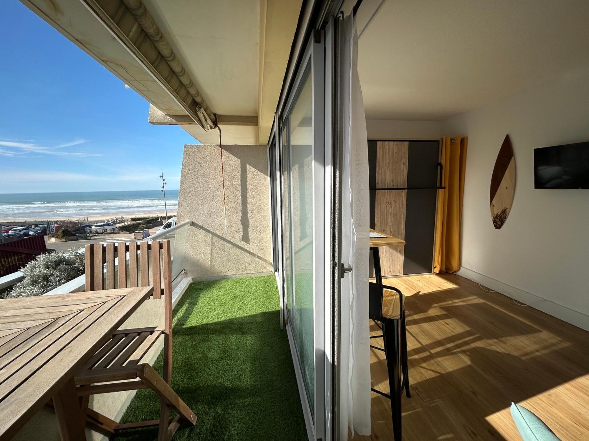 Cosy Studio Avec Vue Sur L'Ocean Lacanau Buitenkant foto